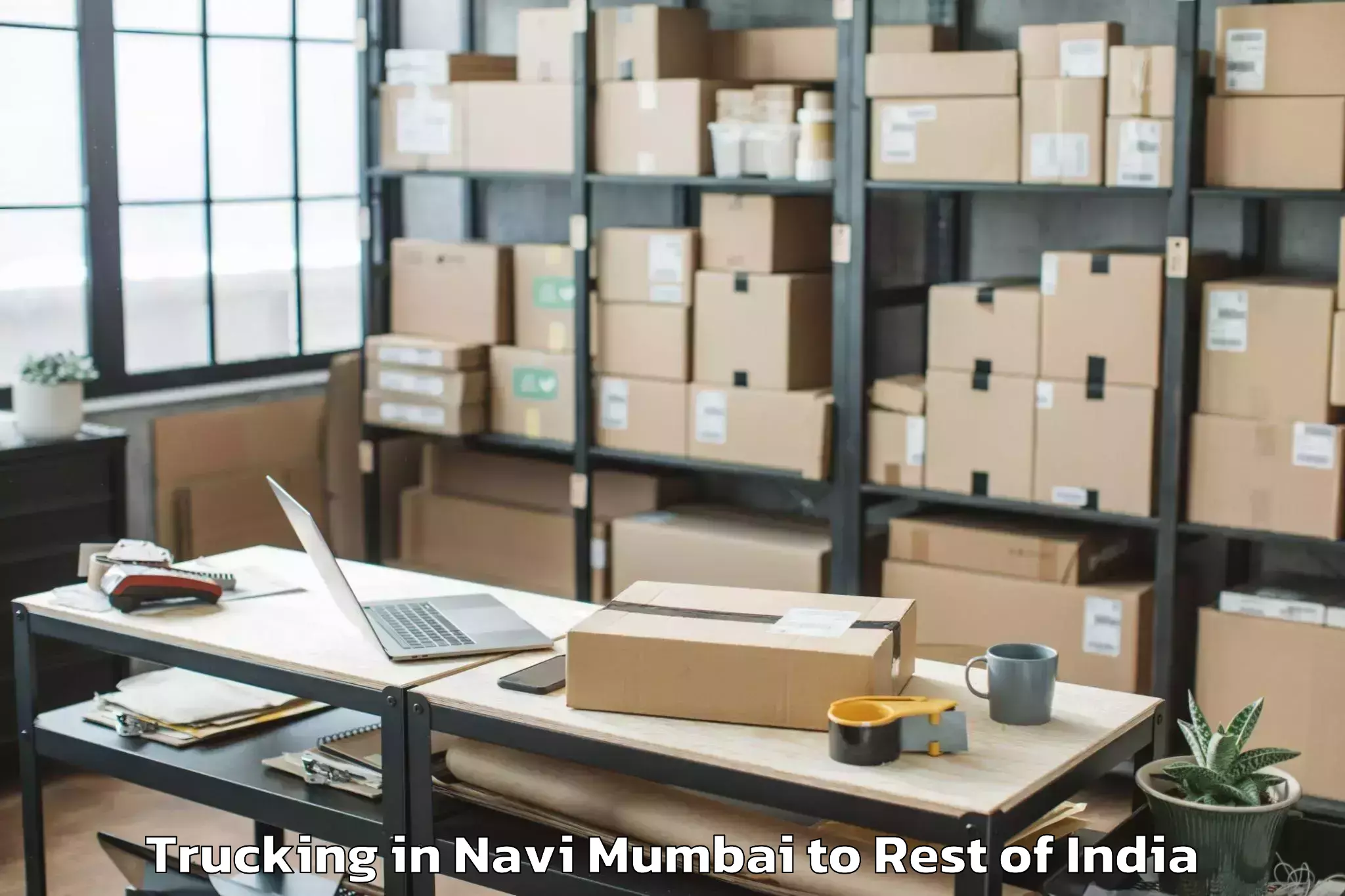 Top Navi Mumbai to Kathua Trucking Available